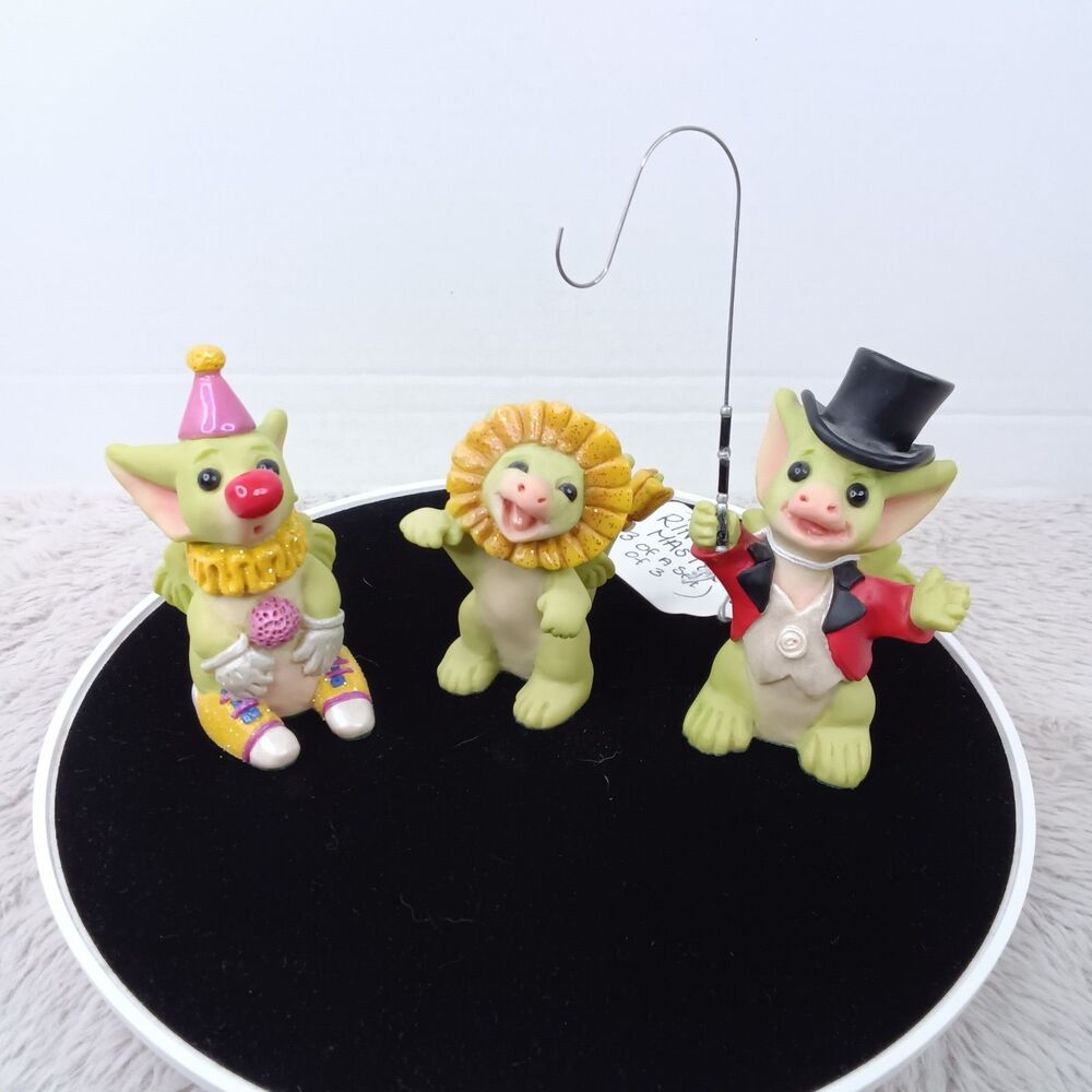 Pocket Dragons Circus Figure Set of 3 Real Musgrave Ringmaster Dandelion Clown